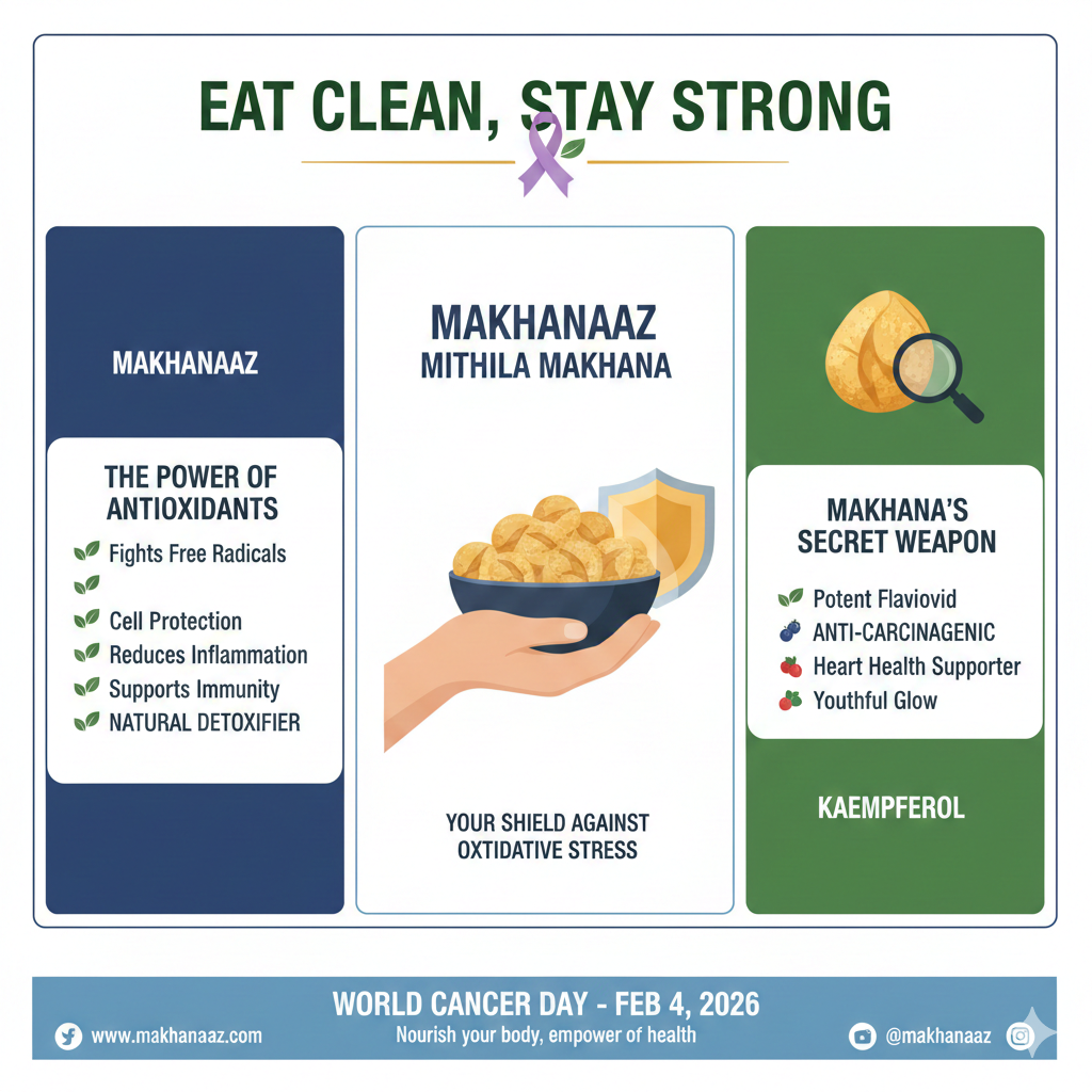 Why Makhanaaz is Your Daily Shield on World Cancer Day?