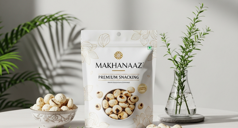 How we plan to position Makhanaaz as a premium healthy snacking brand?