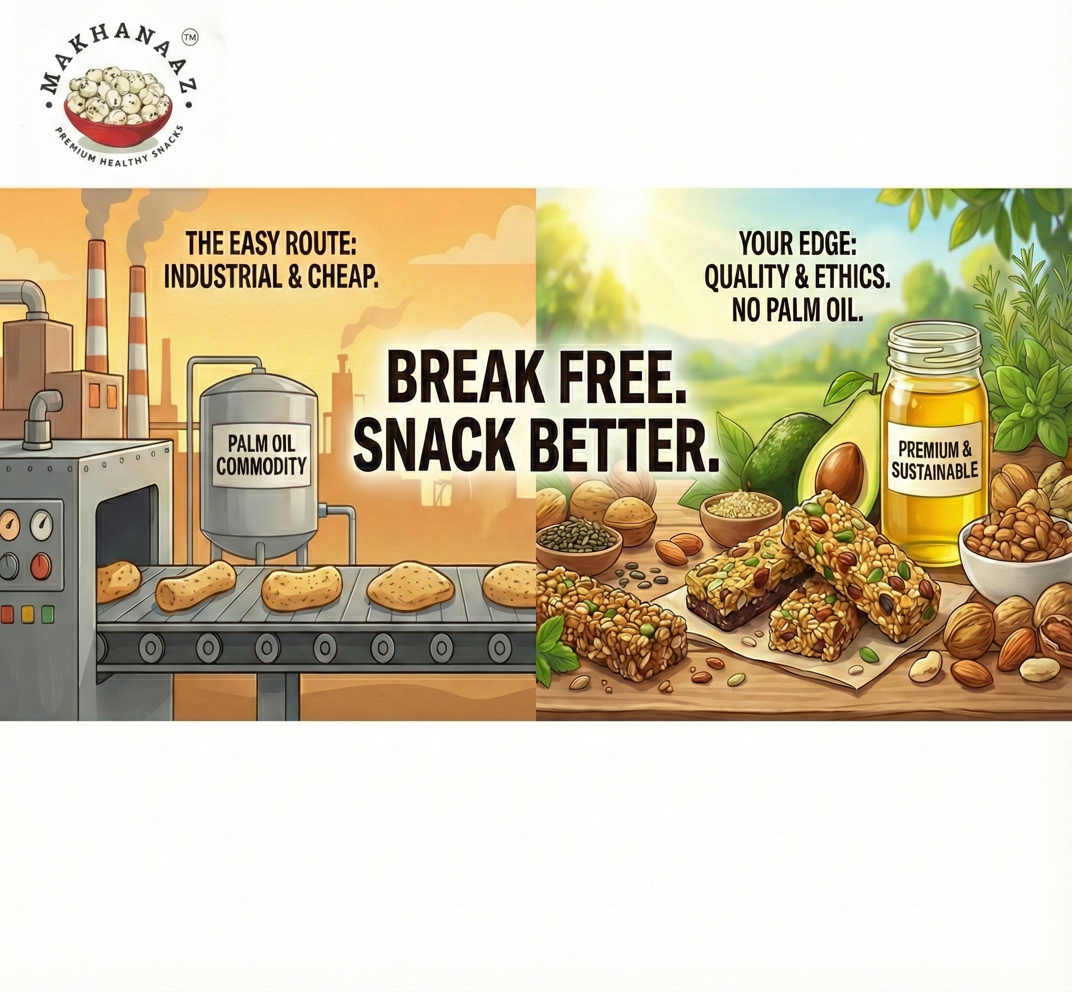 Why big corporations prepare snacks in palm oil