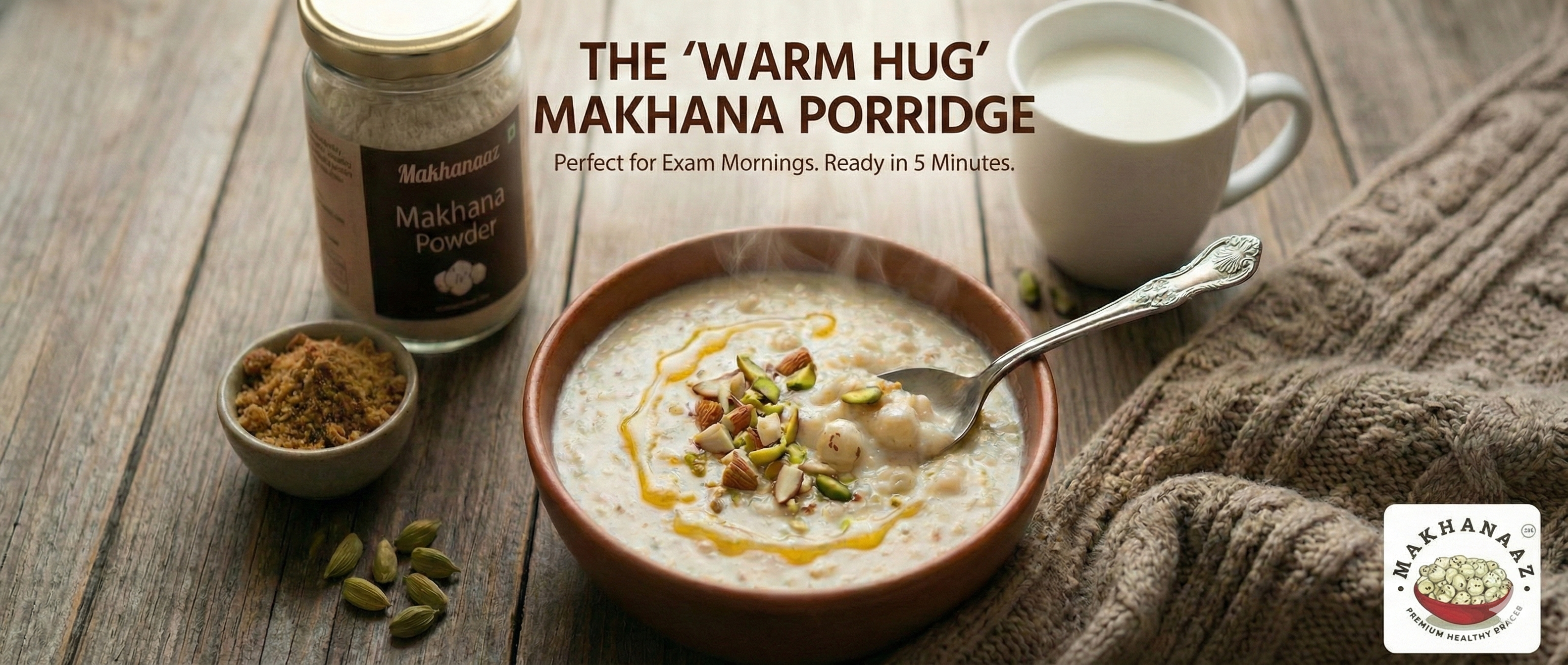 Makhana Powder Porridge Recipe