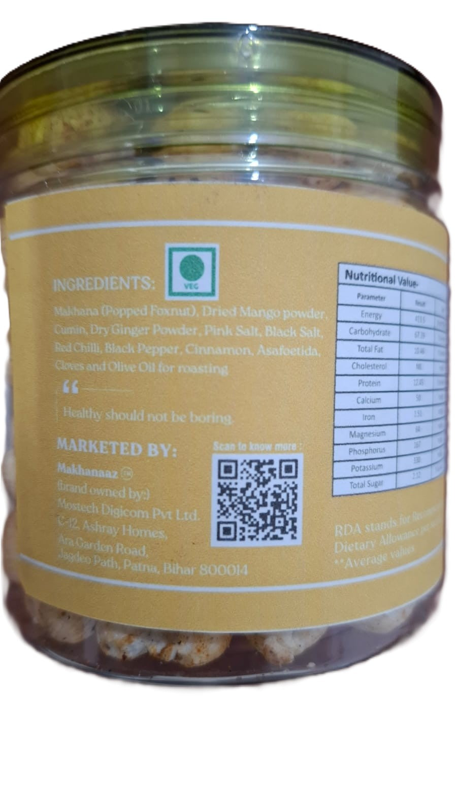 Chatpata Chat Masala Flavoured Makhana 35 gms