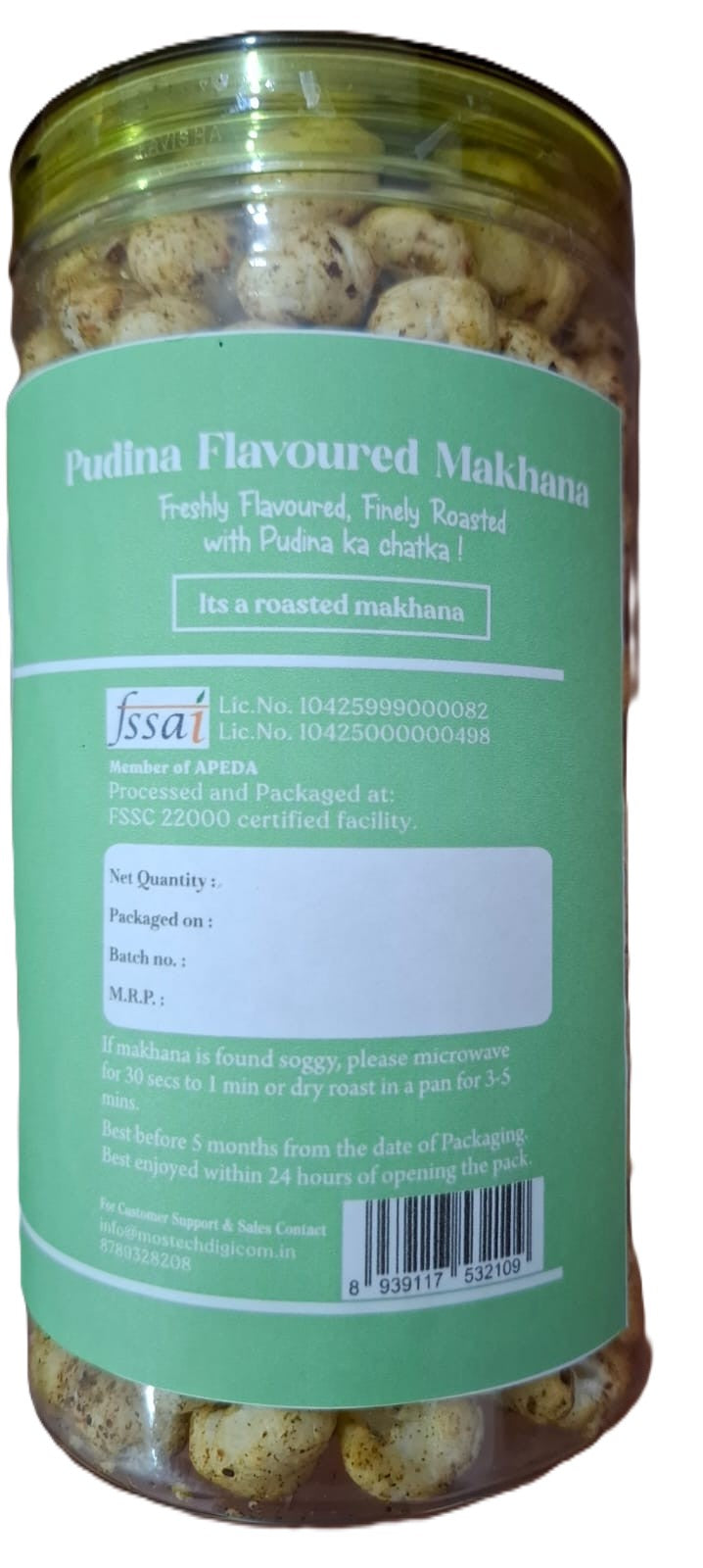 Pudina Flavoured Makhana 75 gms