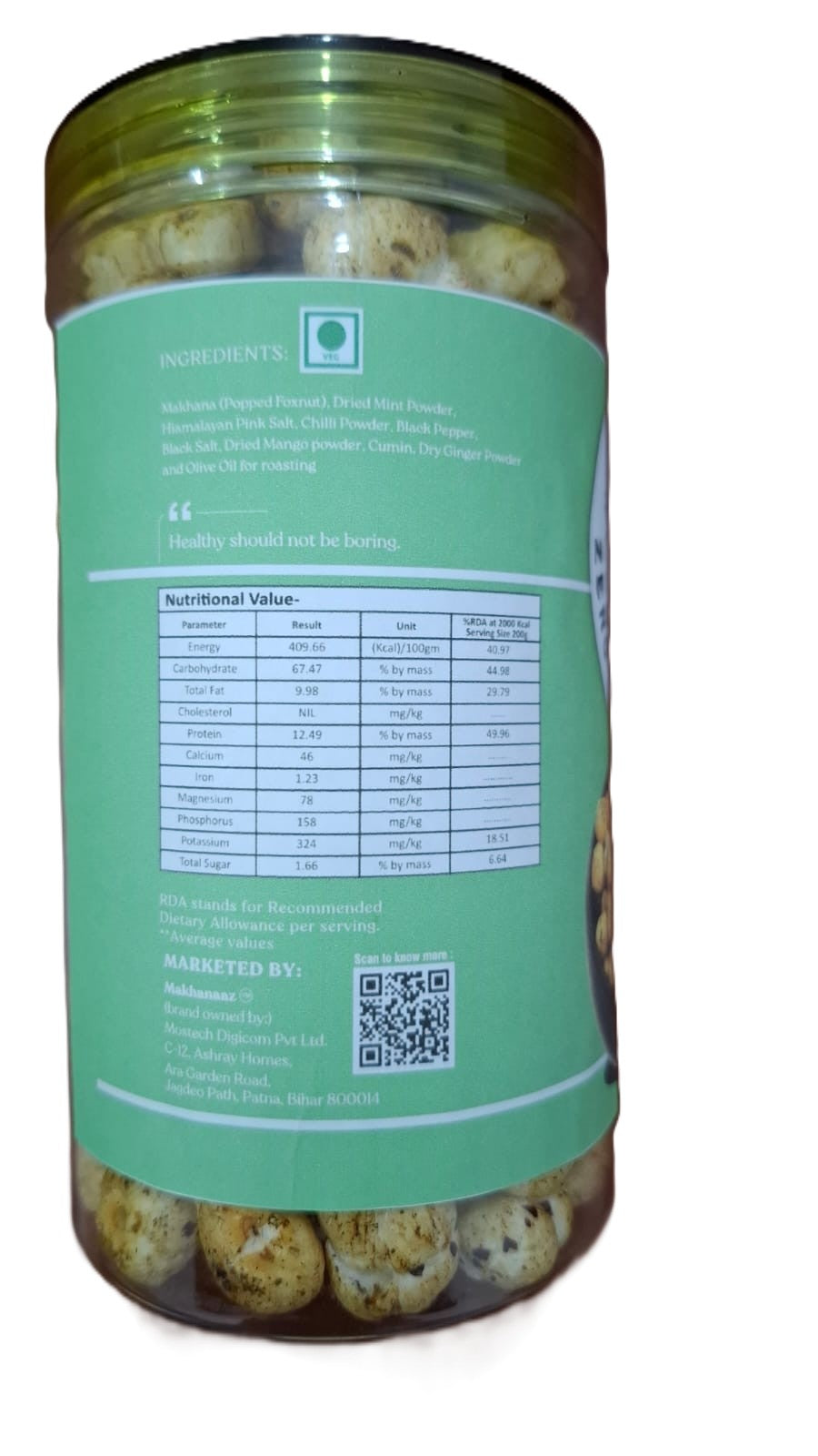 Pudina Flavoured Makhana 75 gms