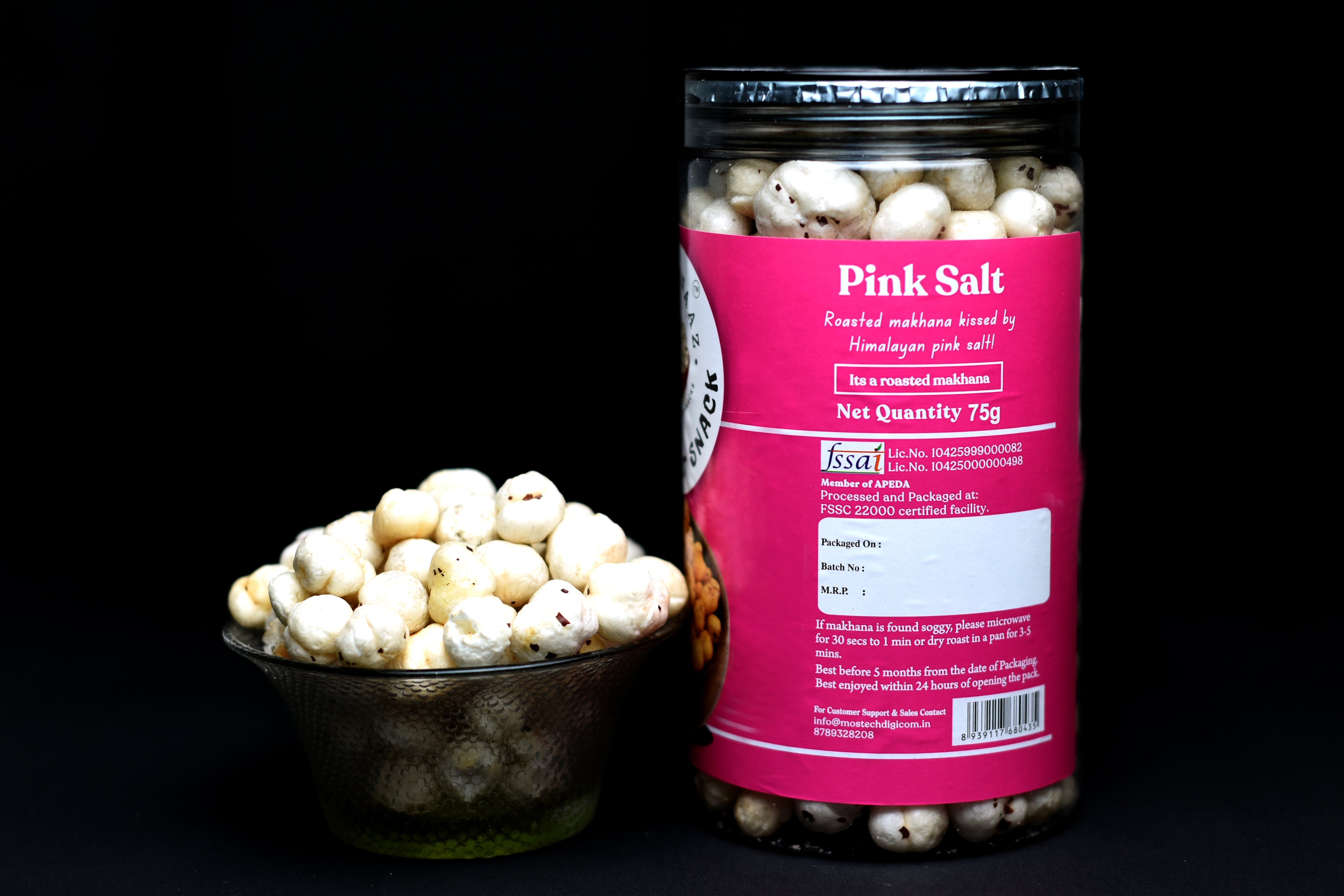 Himalayan Pink Salt Makhana 75 gms