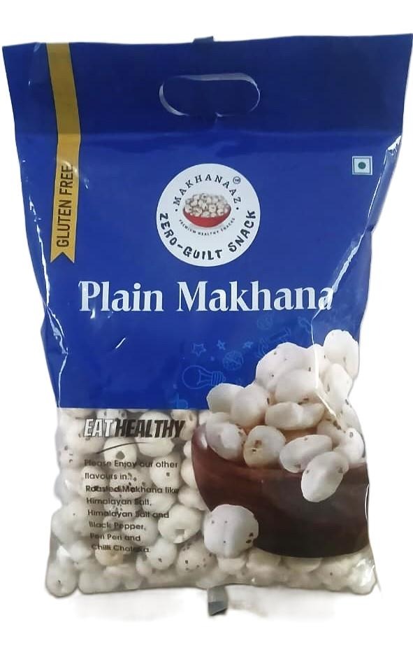 Makhanaaz Plain Makhana Popped Fox Nuts 100g x 5 Bags- mixed quality