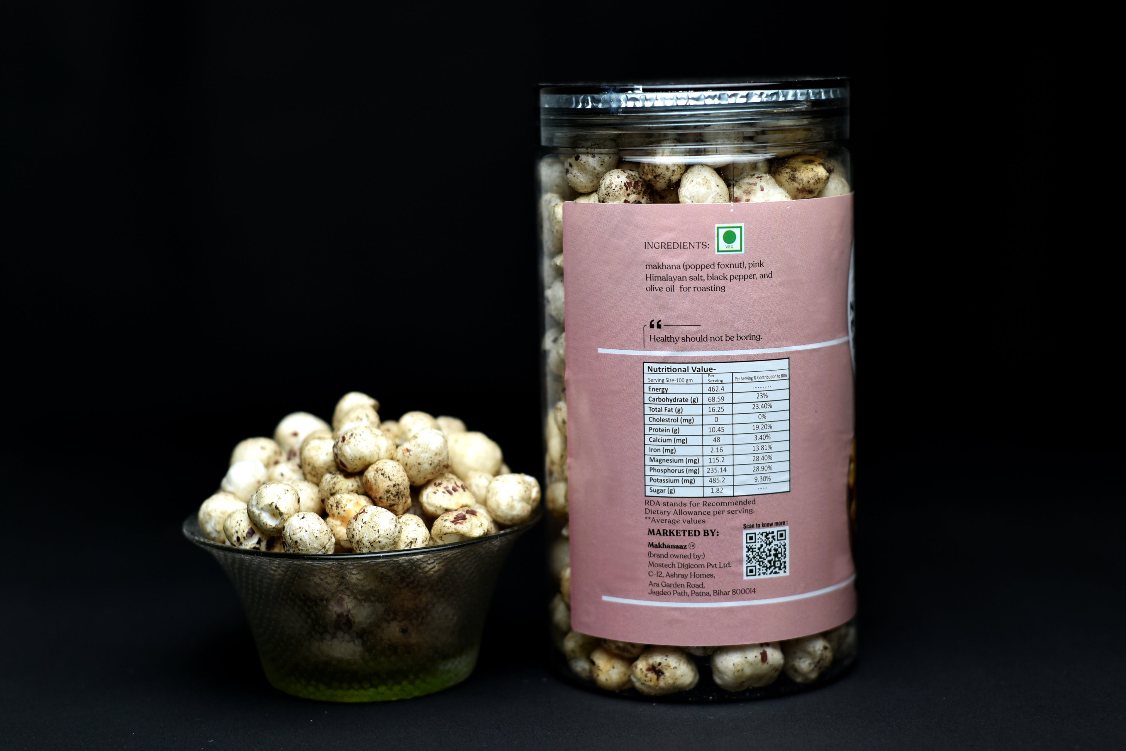 Black Pepper Makhana (75 g)