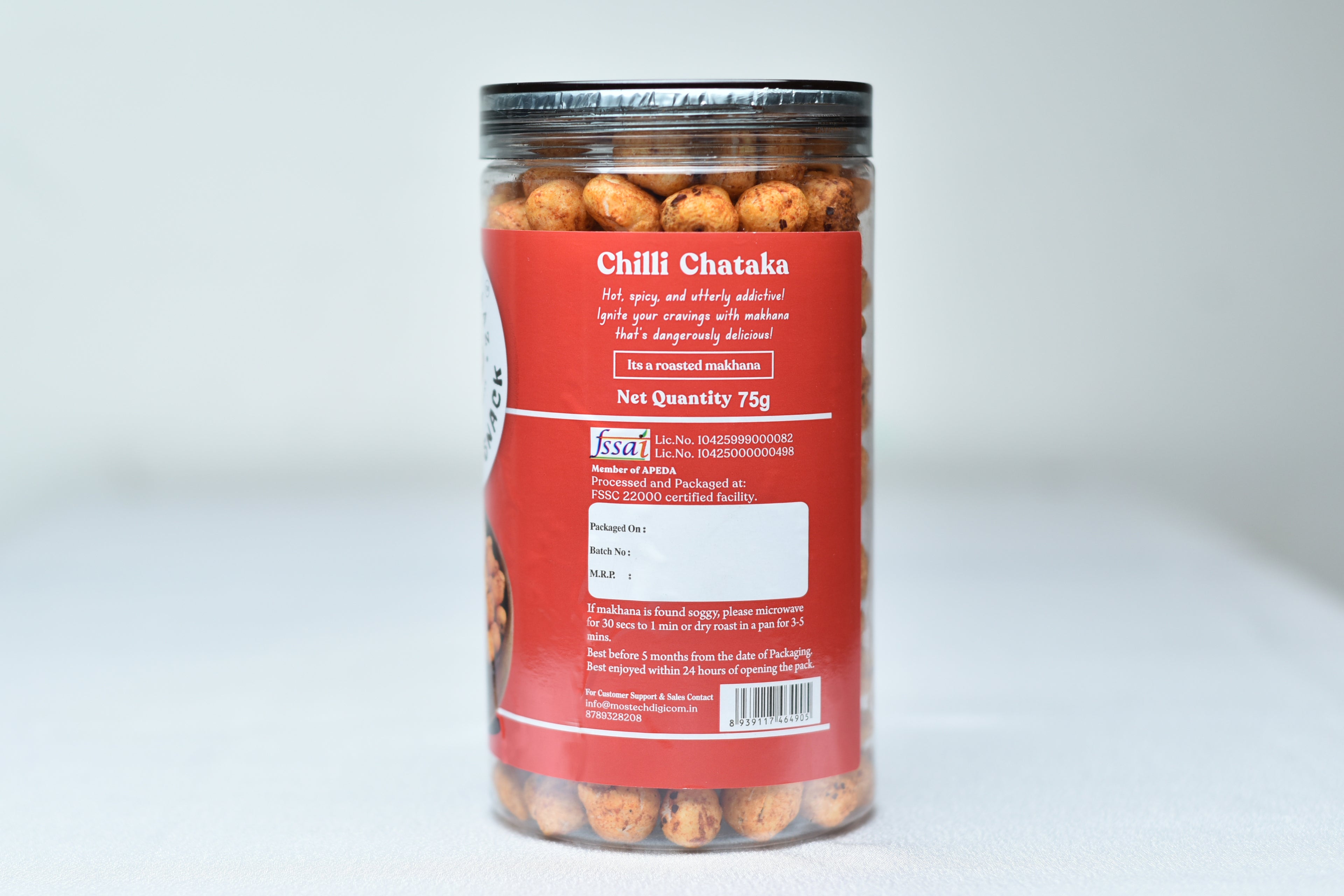 Chilli Chataka Makhana 75 gms